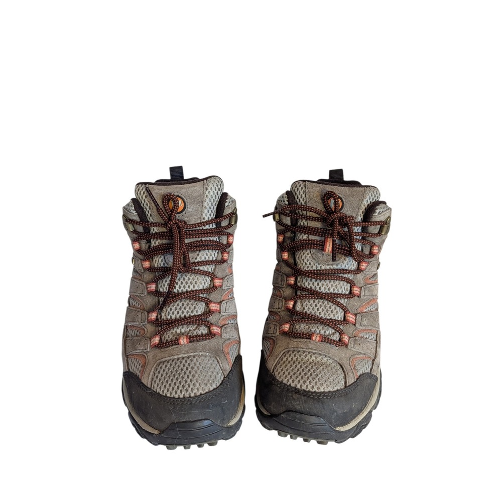Merrell Moab 2 Mid Waterproof Hiking Boots Granite Brown Womens 9.5 W trekking